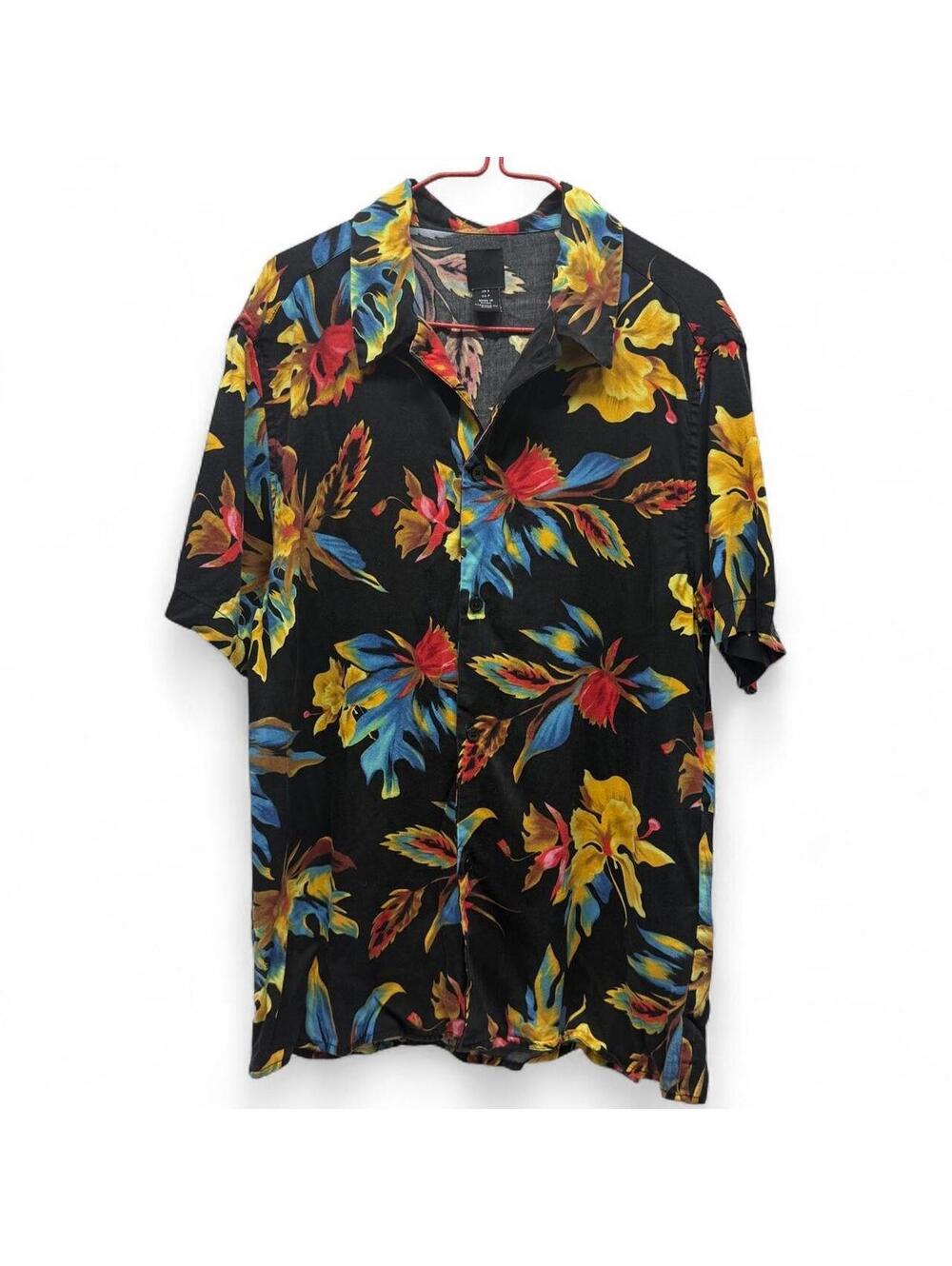 H&M Black Hawaiian Shirt